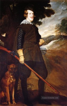  unter - Philip IV als Hunter Porträt Diego Velázquez
